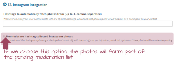 Integration with Instagram