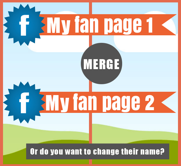 Merge two different fan pages