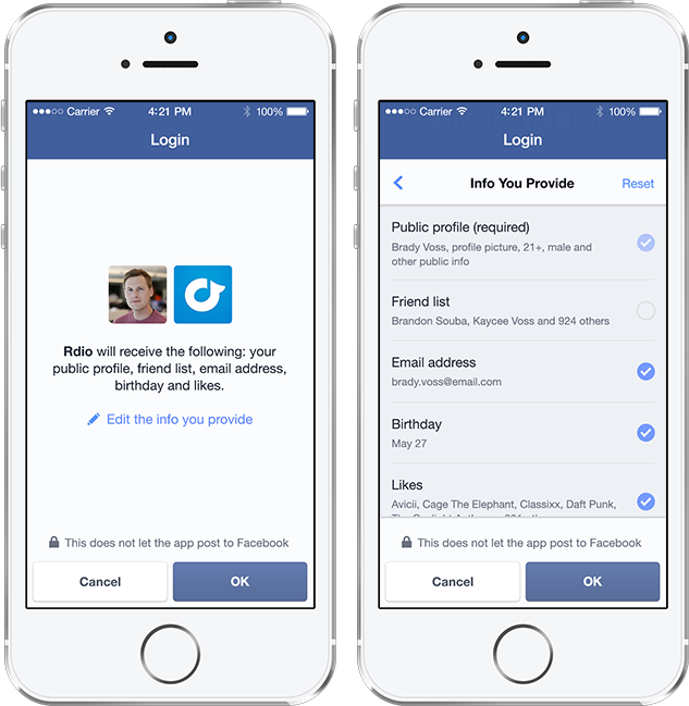 Facebook Login