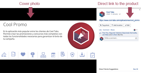 Promoting your products or campaigns using the Facebook cover photo