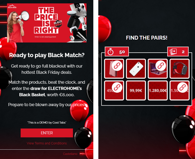 Black Friday Branded Game