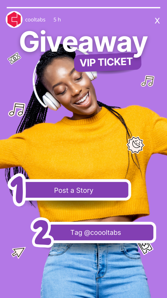 Stories mention giveaway