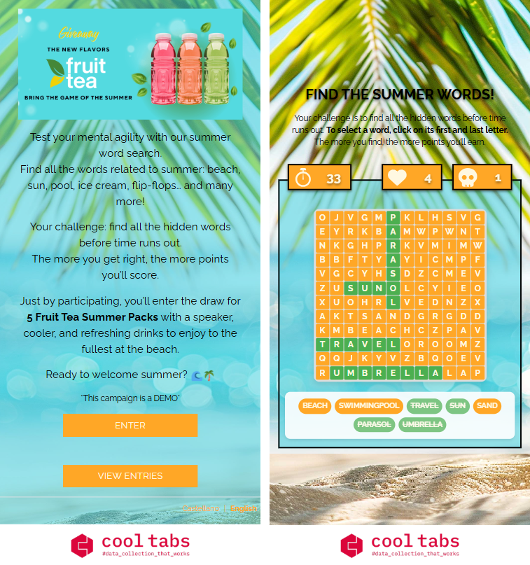 Word Search Branded Game