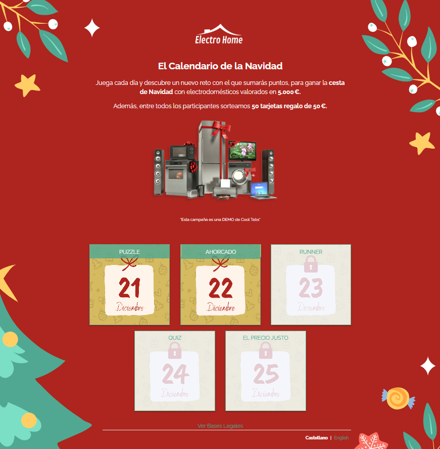 calendario de Adviento online