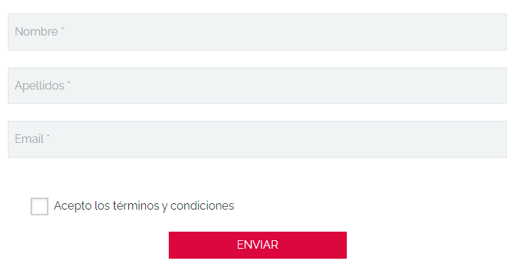 captación leads: formulario