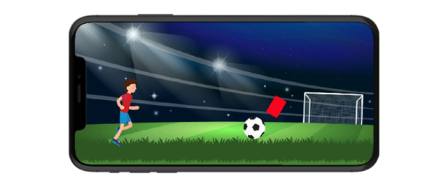 juego runner de fútbol arcade para campañas de marketing interactivo