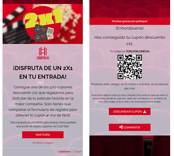 campaña para redirigir a punto de venta