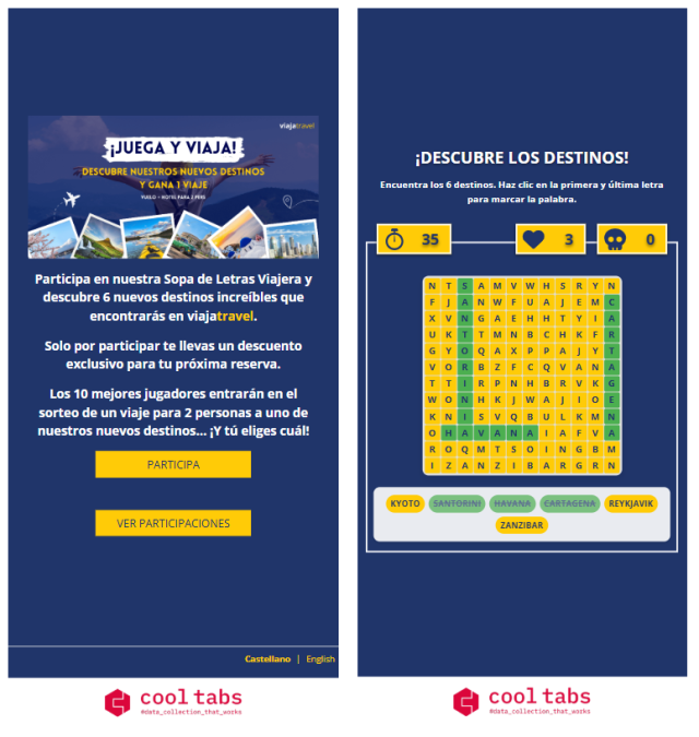 cómo crear una sopa de letras