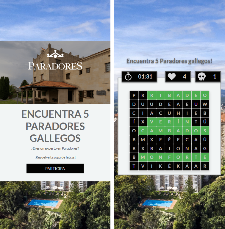 Gamificación de Paradores Gamificación marketing